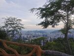 山顶俯瞰城市美景