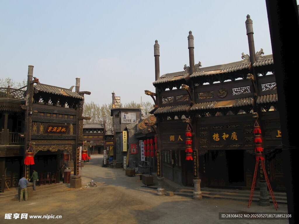 古色古香的中式传统建筑群