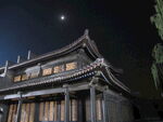 古建月夜景
