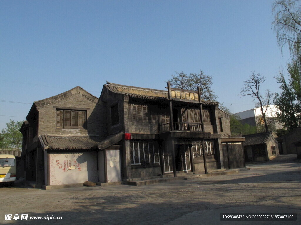 古朴老旧的传统建筑风貌