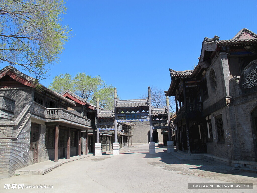 古色古香的传统街巷景观