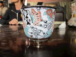 精美花纹陶瓷杯
