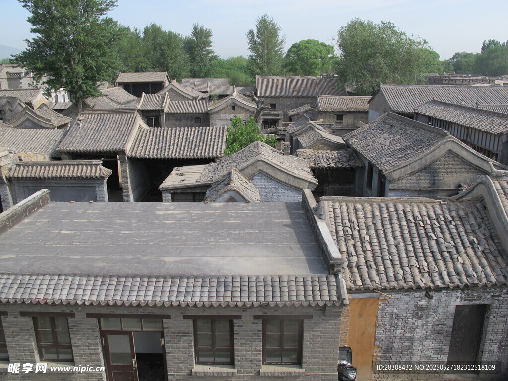 古村落屋顶景观