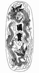 传统龙纹图案雕刻