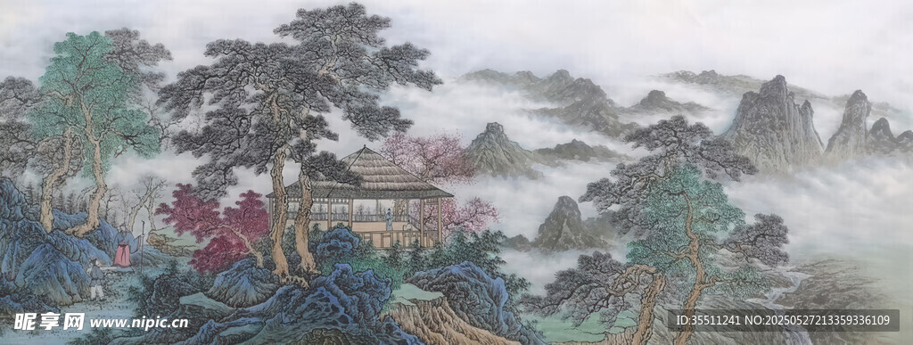 客厅山水画