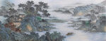 巨幅山水画
