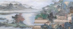 工笔山水画