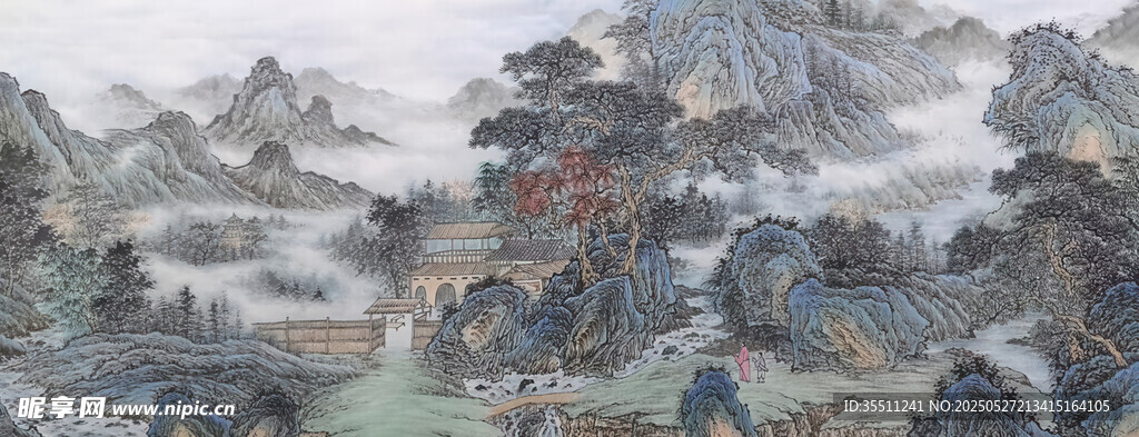 水墨山水风景
