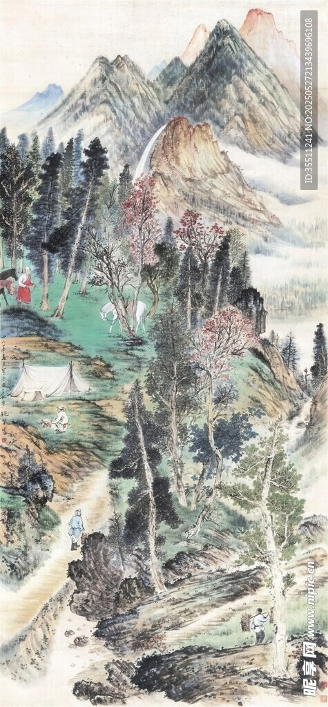 国画山水画