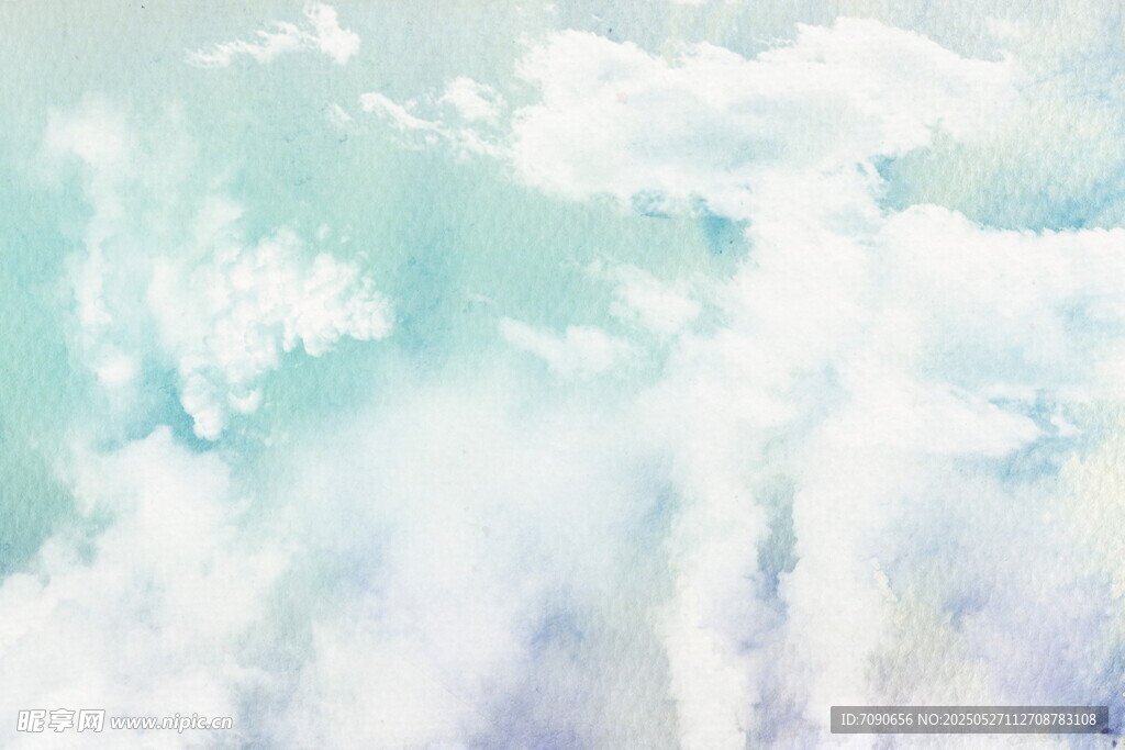 梦幻天空云朵背景图