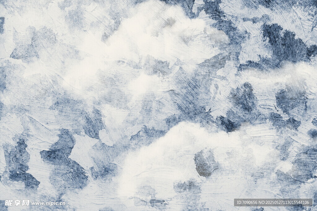 蓝白抽象水彩纹理背景
