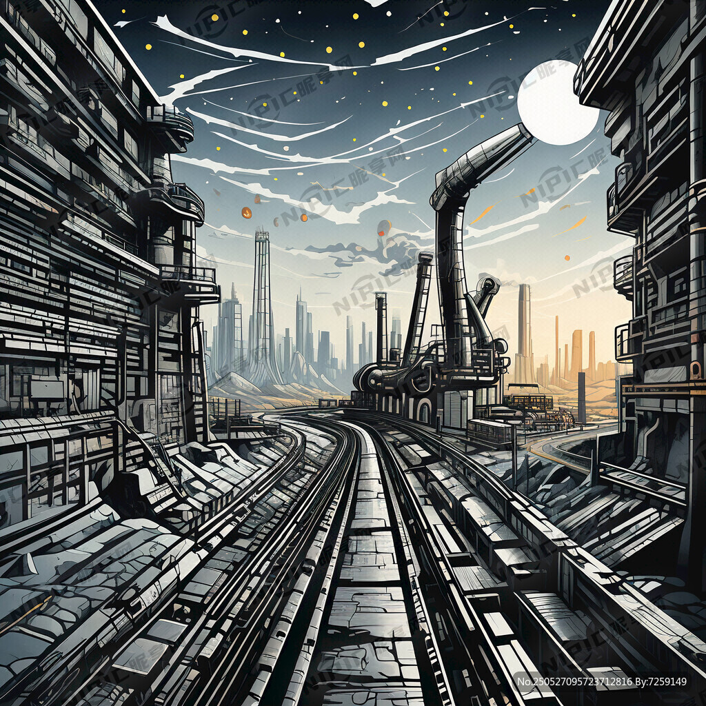 煤矿巷道矢量图