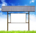 户外空白广告牌