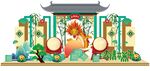 端午节美陈