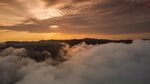 云海 日出 天空 霞光 山峦 