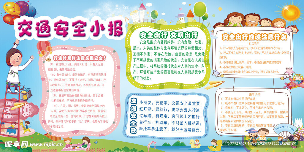 交通安全小报