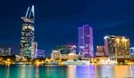 璀璨都市夜景海滨风光
