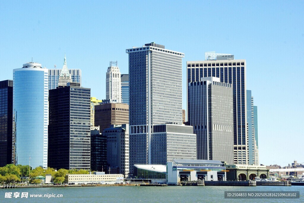 现代都市摩天大楼景观