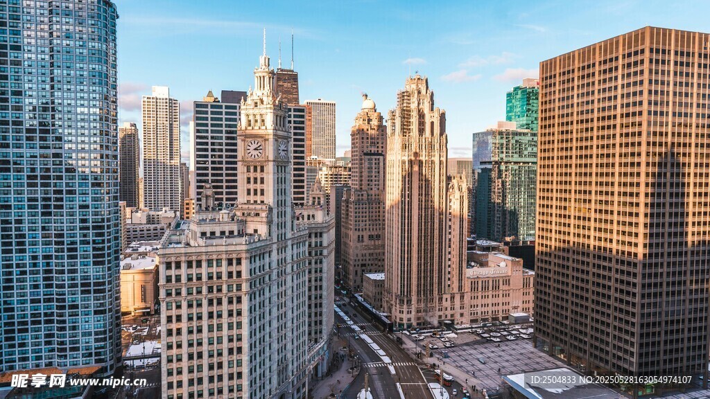 都市高楼林立景观