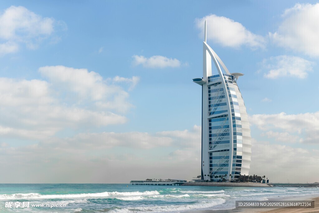 迪拜帆船酒店海滨美景