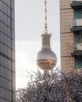 柏林电视塔与城市建筑景观