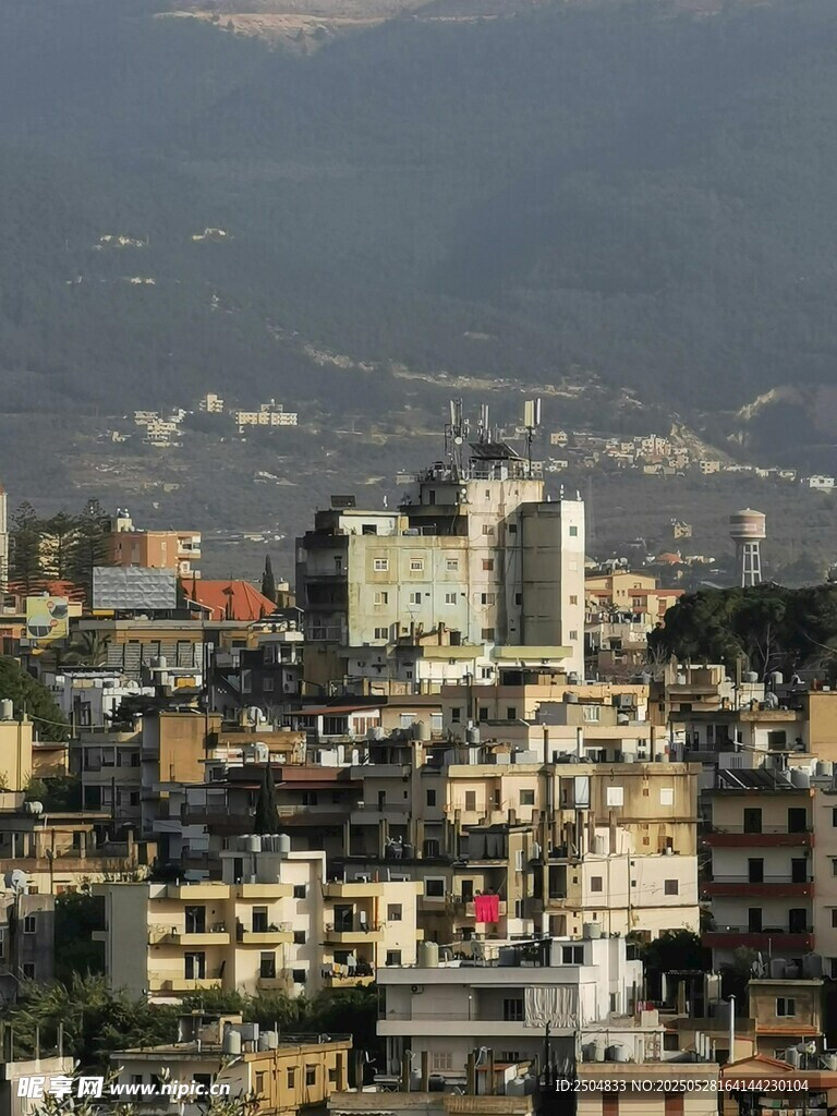 山城建筑景观俯瞰图