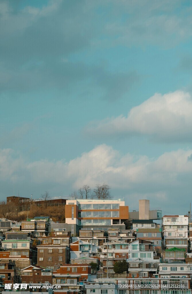 错落有致的城市建筑景观