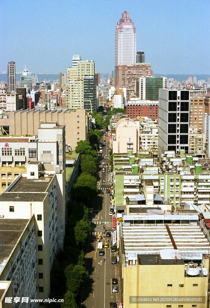 城市俯瞰景观