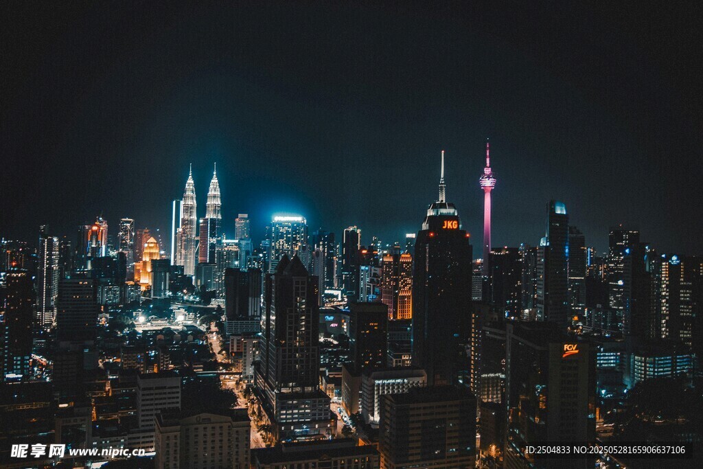 璀璨都市夜景