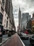 纽约城市街道高楼景观