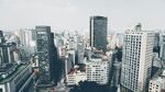 俯瞰繁华都市建筑群