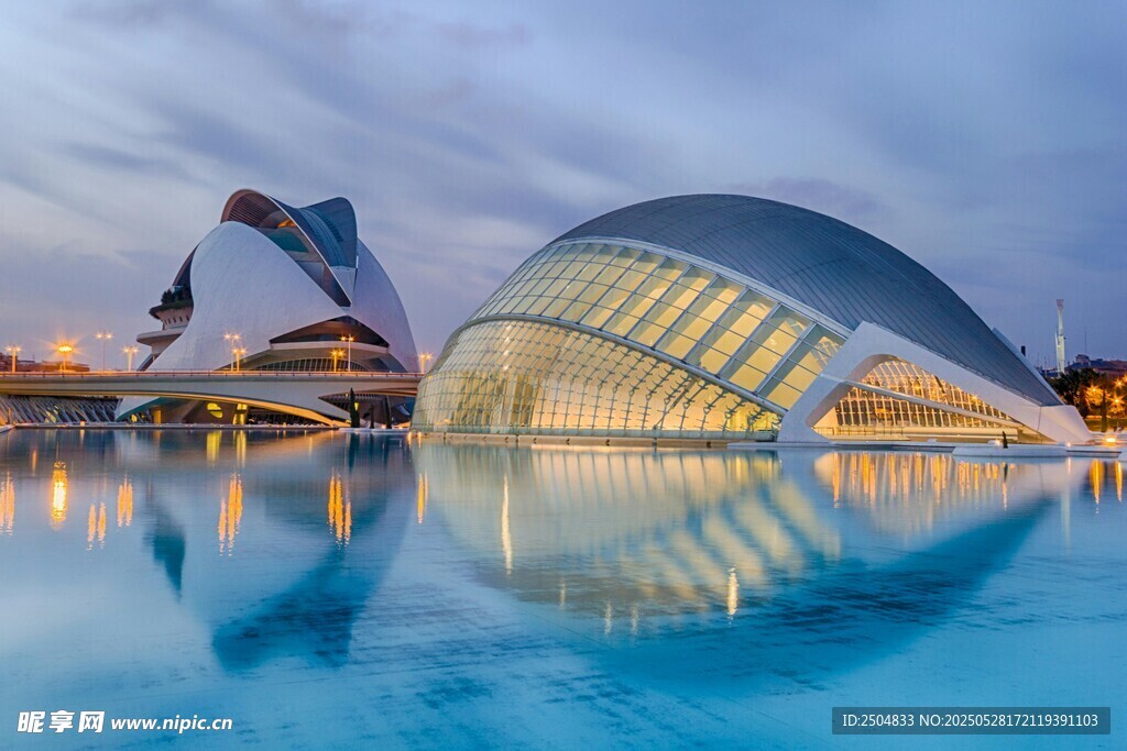 瓦伦西亚艺术科学城美景