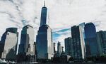 繁华都市摩天大楼景观