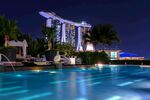 新加坡滨海湾夜景泳池