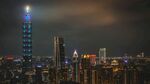 繁华都市夜景璀璨灯火
