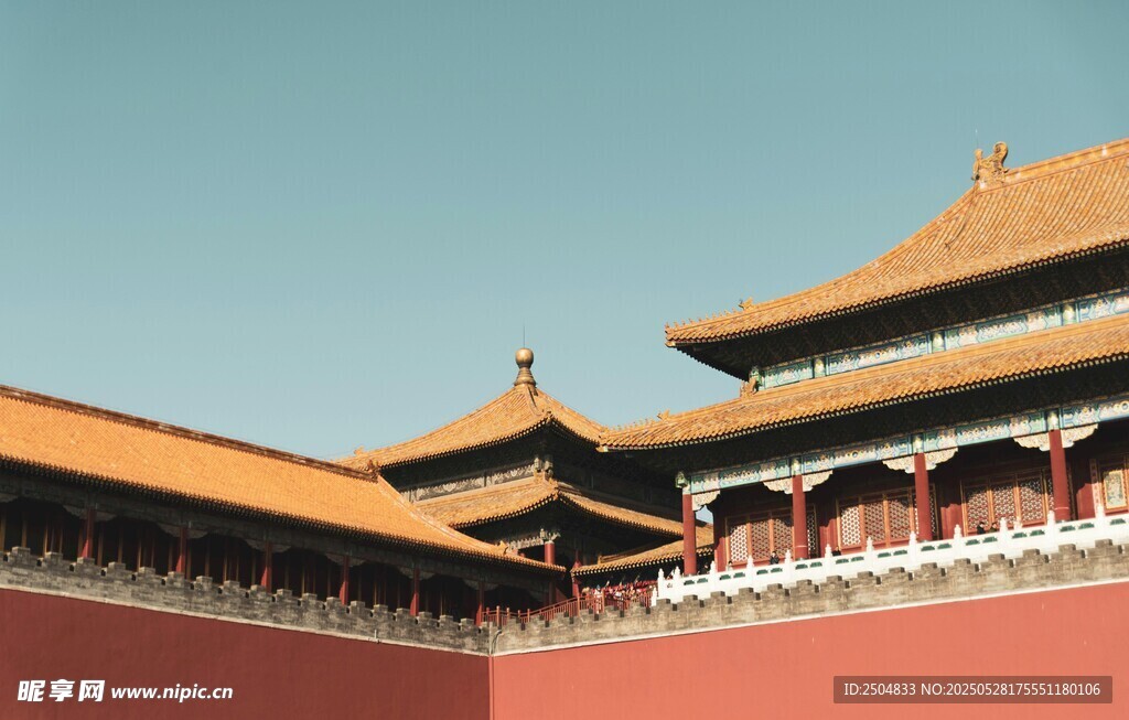 故宫一角古建筑风貌