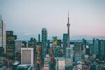 多伦多城市天际线景观