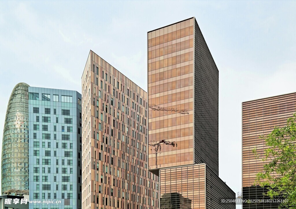 现代风格城市高楼建筑