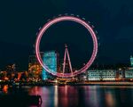 伦敦眼夜景璀璨迷人
