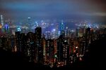 香港璀璨夜景俯瞰