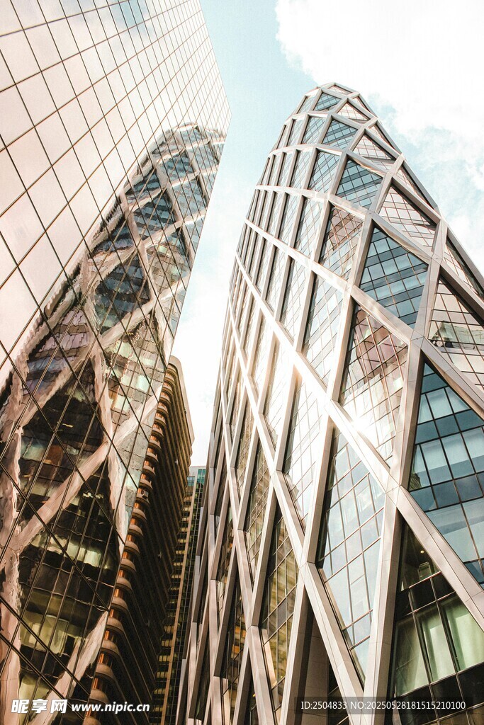 现代摩天大楼建筑景观