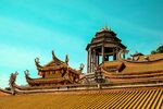 中式古建筑屋顶壮丽景观