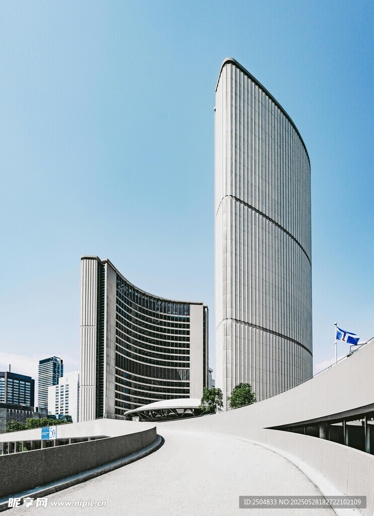 现代城市摩天大楼景观