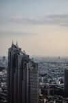 城市高楼俯瞰景观