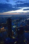 城市夜景俯瞰图