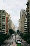 城市街道高楼景象