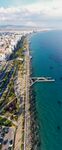 海滨城市美丽海岸线风光