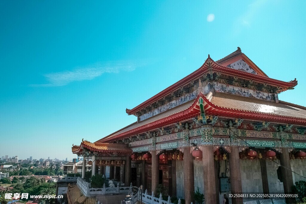 中式古建筑屋顶景观
