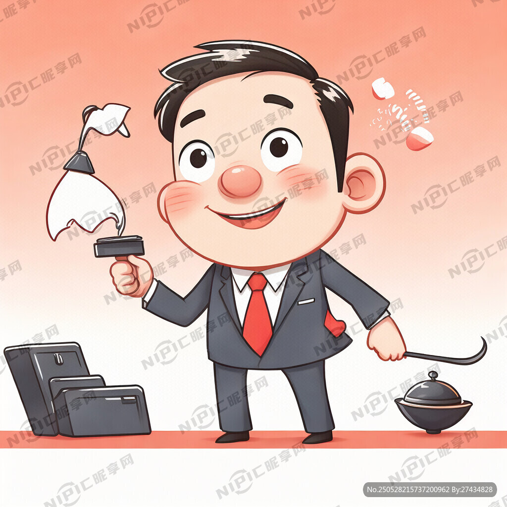 廉政  项目经理廉政卡通图  