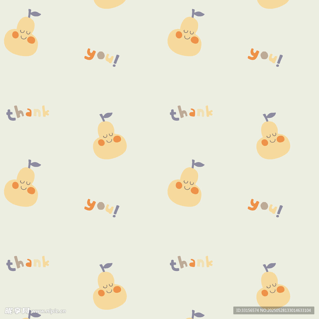 可爱小黄鸭图案背景图